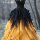 Elegant Sweetheart Neck A-Line Ombre Prom Dress Ball Gown, DP4293