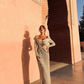 Silver Chic Off-The-Shoulder Long Party Dress Prom Dress,DP488