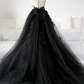 Black Tulle Lace Long Prom Dress Formal Party Dress Graduation Dress,DP586