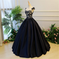 Dark Blue Beading Tulle Prom Dress Dress Long Party Dress Bridal Dress,DP620