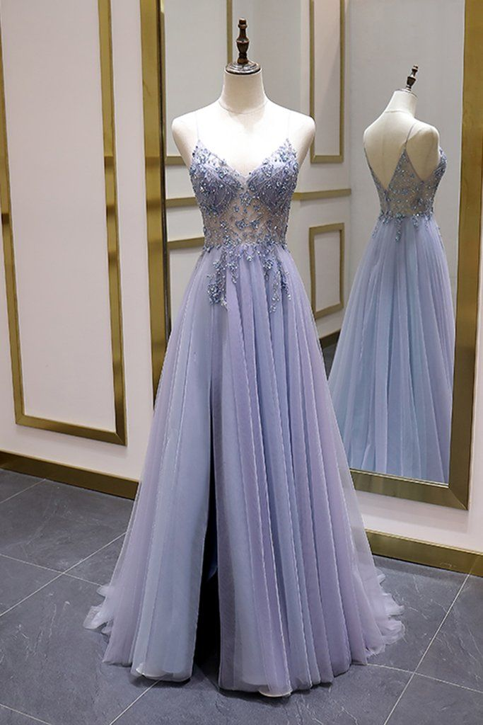 Luxury Beads A-Line Formal Evening Gown Party Dress Long Prom Dress ,DP650