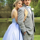 Simple A-Line Satin Long Formal Prom Dress,DP899