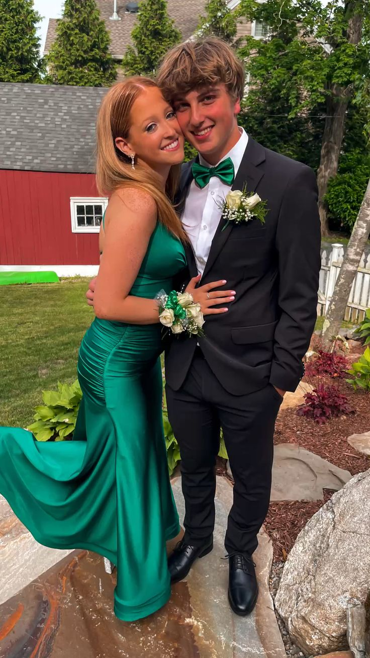 Green Satin Long Prom Dress Formal Party Dress,DP913