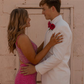 Fuchsia Beaded Mermaid Long Prom Dress,DP942