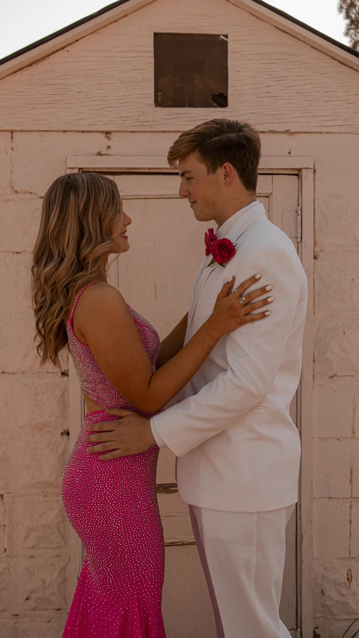 Fuchsia Beaded Mermaid Long Prom Dress,DP942