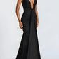 Sexy Chiffon Prom Dress Sheath Halter-neck Evening Dress Long Formal Dress DP6694