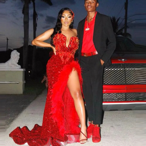 Sequins prom dresses, red prom dresses, mermaid prom dresses,DS4513