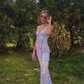 Chic V Neck Mermaid Long Evening Dress Formal Prom Dress, DP2378