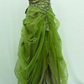 Black Straps Beading Vintage A-Line Long Party Dress, DP2149