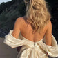 Sexy White Off-the-shoulder A-Line Short Party Dress Cocktail Dress Homecoming Dress DP6470