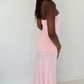 Elegant Blue Strapless Sheath Simple Long Party Dress with Slit, DP2538