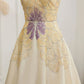 Elegant Ivory Beaded Prom Dress A-Line Beaded Evening Gown Satin Party Dress Long Formal Dress DP6739