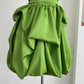 Simple Green Strapless Ruffled Hem Design A-line Mini Party Dress Homecoming Dress DP6030
