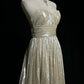 Ätherisches A-Linien-Abendkleid mit Herzausschnitt in Champagner, langes Abschlussballkleid MD137