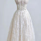 Elegant A-line Off-the-Shoulder Long Wedding Dress Lace White Prom Dress MD272