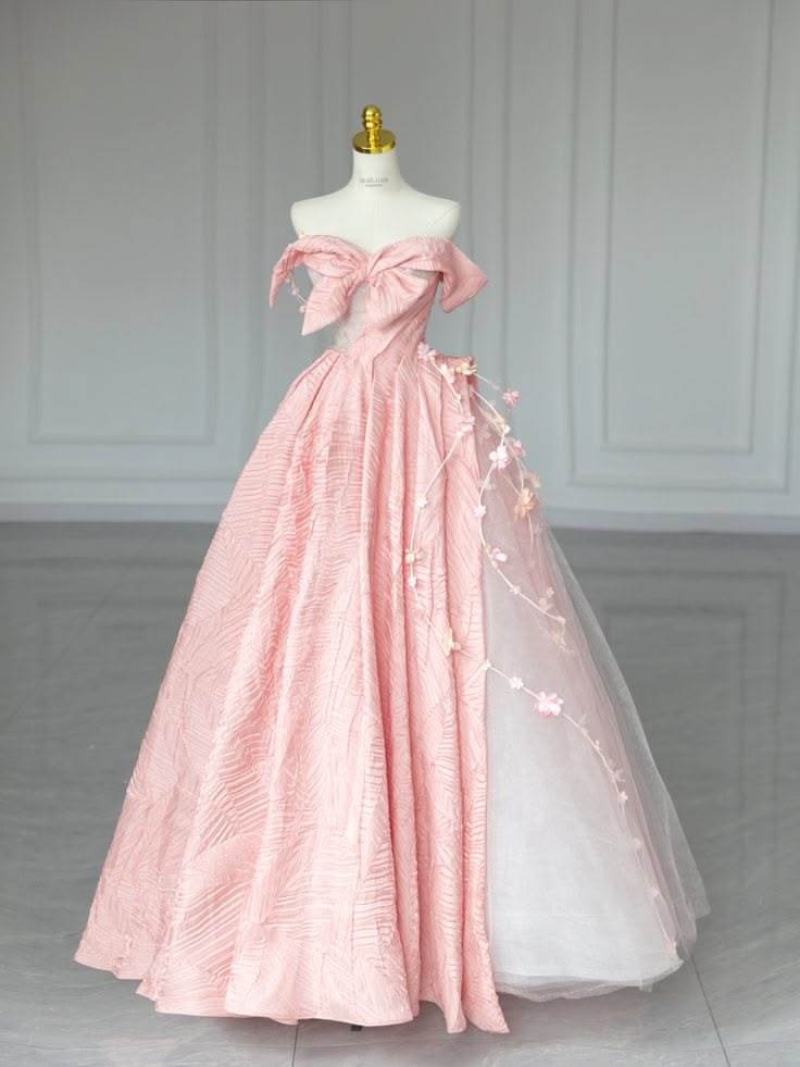 Ethereal A-line Sweetheart Pink Long Evening Dress Satin Prom Dress MD316