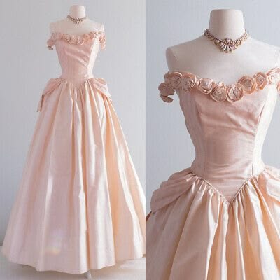 Beautiful A-line Strapless Neck Pink Evening Dress Satin Prom Dress MD405