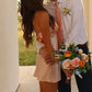 Chic Strapless Sweetheart Backless Sheath Sleeveless Short Party Dress Homecoming Dress DP6308