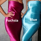 Charming Fuchsia Strapless Velvet Sexy Sheath Long Party Dress, DP2404