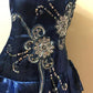 Vintage Shiny Beaded Spaghetti Strap A-Line Short Party Dress Cocktail Dress Homecoming Dress DP6468