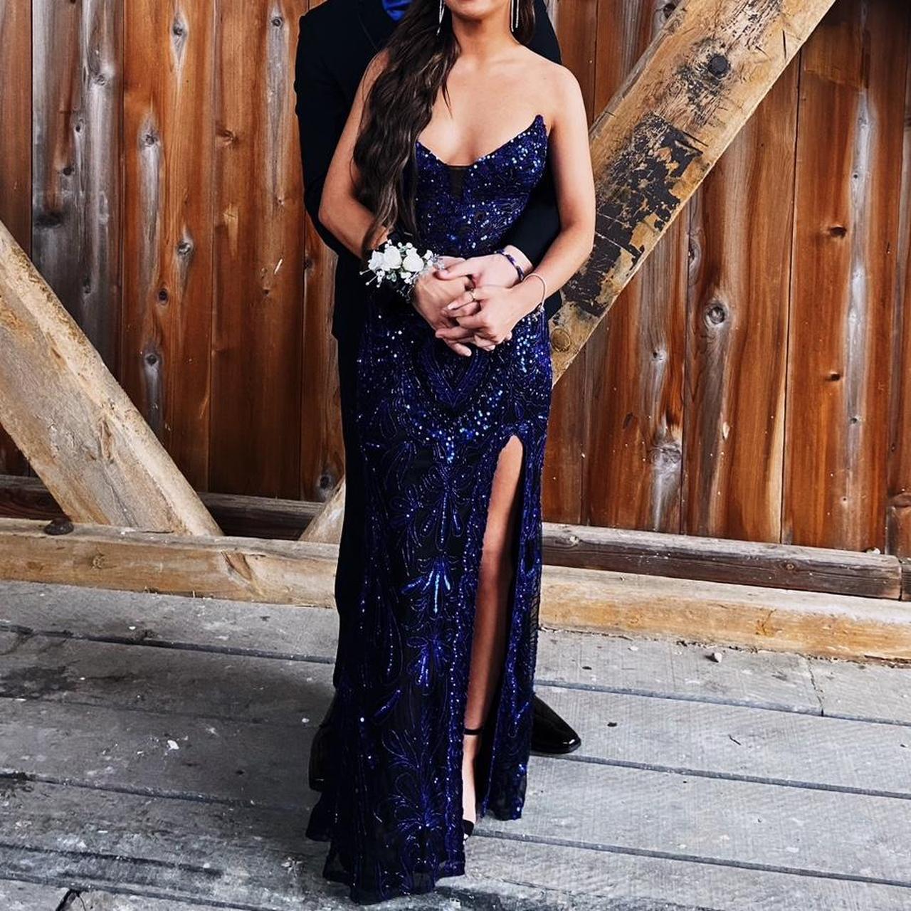 Robe de bal vintage violette à paillettes, robe de soirée bustier, longue, fourreau, robe formelle DP6640