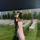 Enchanting Pink Lace Backless Mermaid Long Prom Dress Party Dress Evening Dress DP6491