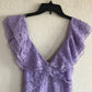 Vintage Lilac A-Line Lace Tiered Prom Dress Party Dress Evening Dress DP6478