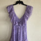 Vintage Lilac A-Line Lace Tiered Prom Dress Party Dress Evening Dress DP6478