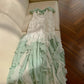 Gorgeous Shiny Beaded Spaghetti Strap Ruffles Chiffon Mermaid Prom Dress Evening Dress DP6313