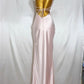 Elegant Pink Satin Mermaid Prom Dress Party Dress Evening Dress DP6471