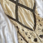 Vintage Ivory V-neck Embroidery Mermaid Prom Dress Party Dress Evening Dress DP6474