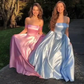 A-Line Off-the-Shoulder Long Prom Dress Formal Evening Dresses,DP0254