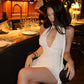 Vintage Shiny Sequin V-neck Short Sheath Party Dress Cocktail Dress Homecoming Dress DP6488