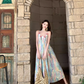 Elegantes ärmelloses Sommerkleid mit Spaghettiträgern im Vintage-Stil mit Blumenmuster für den Strandurlaub, A-Linie, DP6263