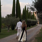 Vintage Black and White A-Line Prom Dress Spaghetti Strap Evening Dress Long Formal Dress, DP6608