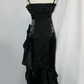 Robe de bal élégante en mousseline de soie, robe de soirée fourreau à bretelles spaghetti, robe de soirée formelle DP6728