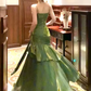 Elegant Satin Sweetheart Prom Dress Mermaid Spaghetti Strap Evening Gown Party Dress Long Formal Dress DP6732