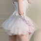 Gothic Lace Spaghetti Strap A-Line Sweetheart Short Lace-up Halloween Costume DP6815