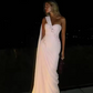 Vintage Pink Sweetheart Prom Dress Sheath Evening Dress Beaded Party Dress Long Formal Dress DP6874