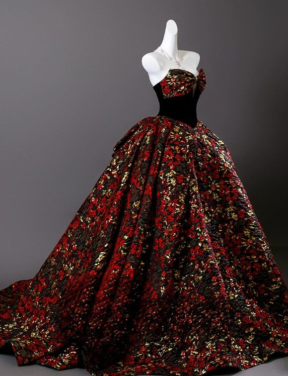 Vintage Floral A-Line Sweetheart Quinceanera Strapless Evening Dress Long Ball Gown DP6975