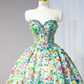 Gorgeous Floral Strapless A-Line Sweetheart Evening Gown DP7441