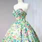 Gorgeous Floral Strapless A-Line Sweetheart Evening Gown DP7441