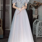 Gorgeous Tulle Off-Shoulder Ruffled Beaded Sweet 16 Quinceanera Ball Gown  DP7478