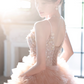 Gorgeous Pink Tiered Tulle Beaded Sweetheart Spaghetti Strap Sweet 16 Quinceanera Ball Gown DP7491