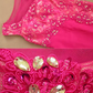 Glamorous Hot Pink Sleeveless Evening Gown Sequin Mermaid Prom Dress DP7612