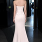 Vintage White Sparkle Halter-Neck Evening Gown Keyhole Cutout Mermaid Prom Dress DP7789