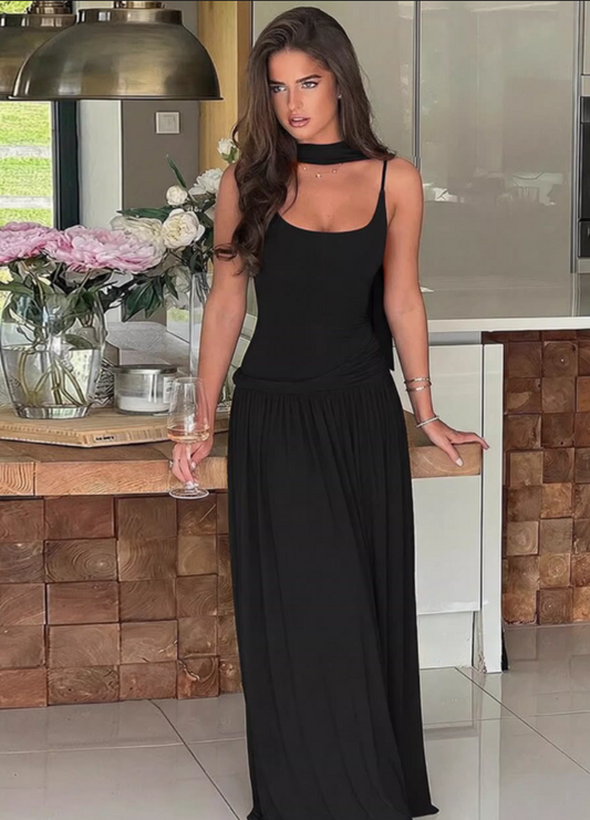 Vintage Burgundy Spaghetti Strap Gown Sheath Floor-Length Prom Dress DP8050