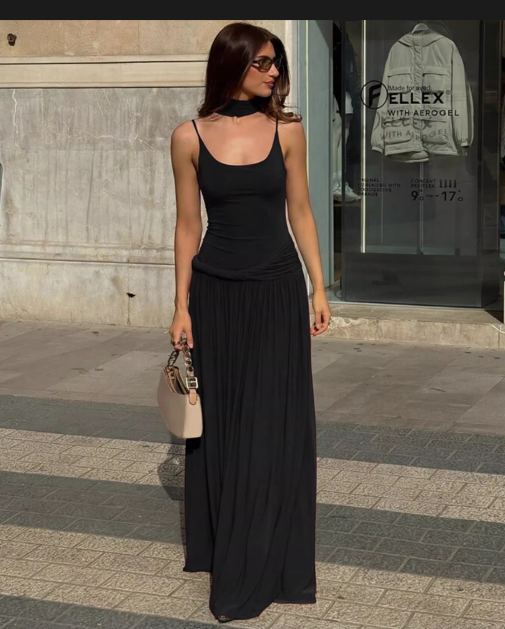 Vintage Burgundy Spaghetti Strap Gown Sheath Floor-Length Prom Dress DP8050