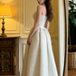 Elegant Glitter Strapless A-Line Lace Evening Gown DP8562