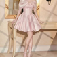 Elegant Pink Off‑the-Shoulder Pink Sequin A‑Line Homecoming Dress DP8806